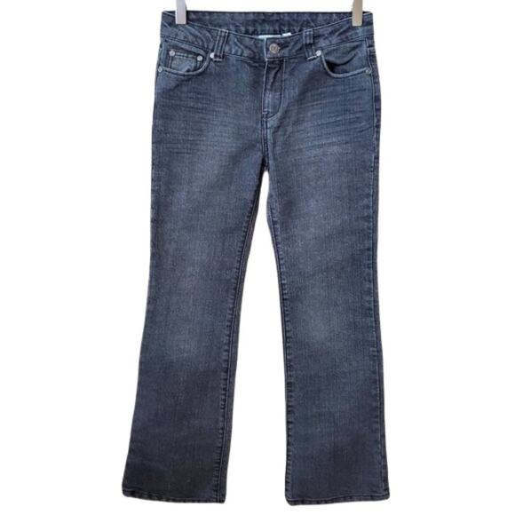 🌻 Greendog Faded Black Bootcut Denim Jeans - Picture 1 of 12